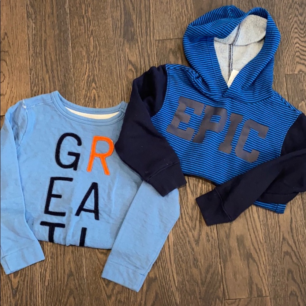 Boys Gymboree sweatshirts